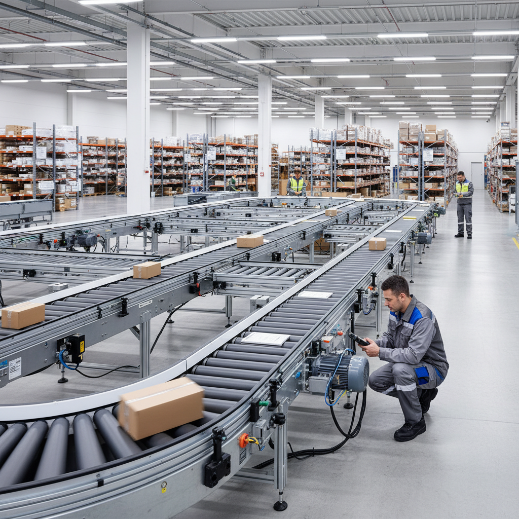 Een werktuigbouwkundige gebruikt een sensor om voorspellend onderhoud uit te voeren aan een motor van een transportsyste